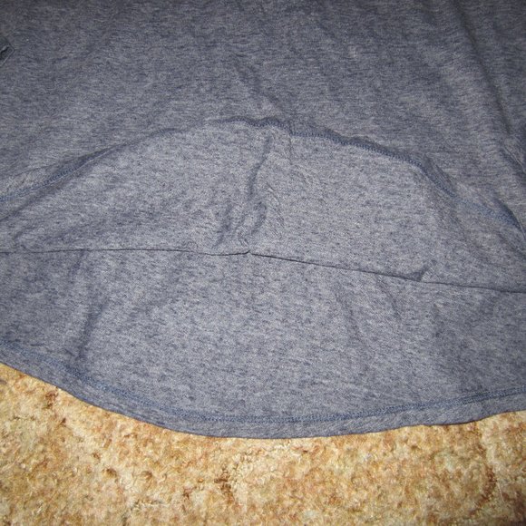 4/$20 Blue Long Sleeve Shirt w stripes on sleeves - Picture 5 of 6